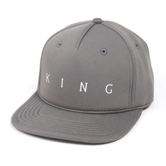 King Apparel Plaistow Grey Stone Snapback Hat - Picture 2 of 6